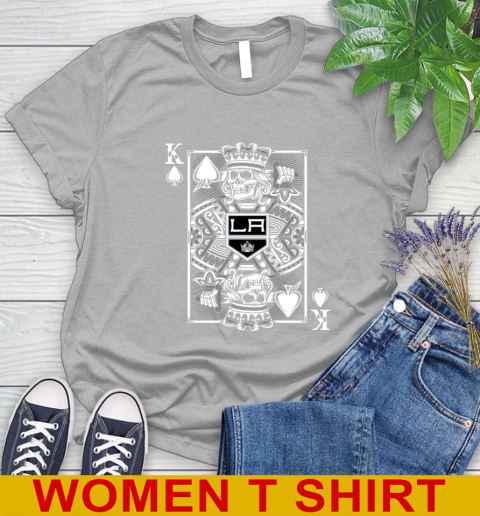 Los Angeles Kings NHL Hockey The King Of Spades Death Cards Shirt Women's T-Shirt 5