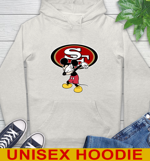 San Francisco 49ers NFL Football Dabbing Mickey Disney Sports Hoodie 12