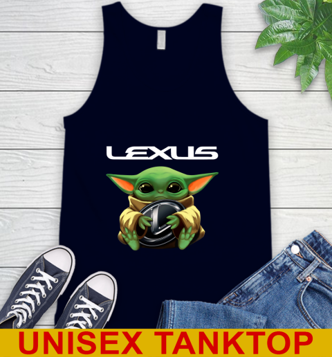 Star Wars Baby Yoda Hugs Lexus Car Shirt 68