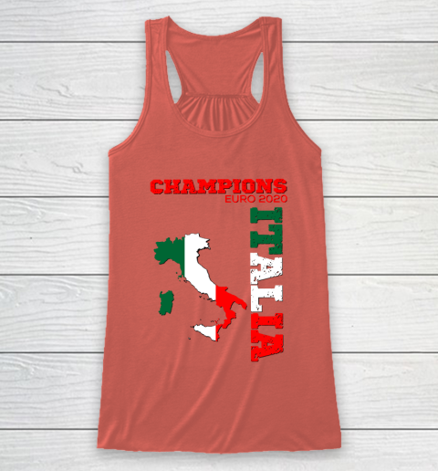 Italy Champions Euro 2020 played in 2021 Racerback Tank 3