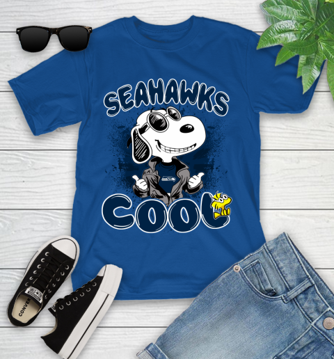 NFL Football Seattle Seahawks Cool Snoopy Shirt Youth T-Shirt 10