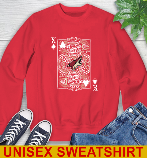 Arizona Coyotes NHL Hockey The King Of Spades Death Cards Shirt Sweatshirt 12