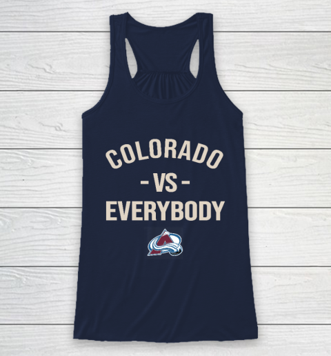 Colorado Avalanche Vs Everybody Racerback Tank 8