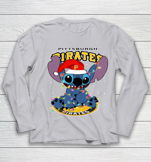 Pittsburgh Pirates MLB noel stitch Baseball Christmas Youth Long Sleeve 3