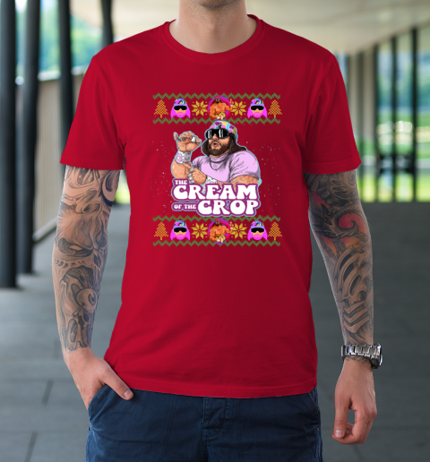 Macho The Cream of The Crop,Wrestling Ugly Christmas T-Shirt 8