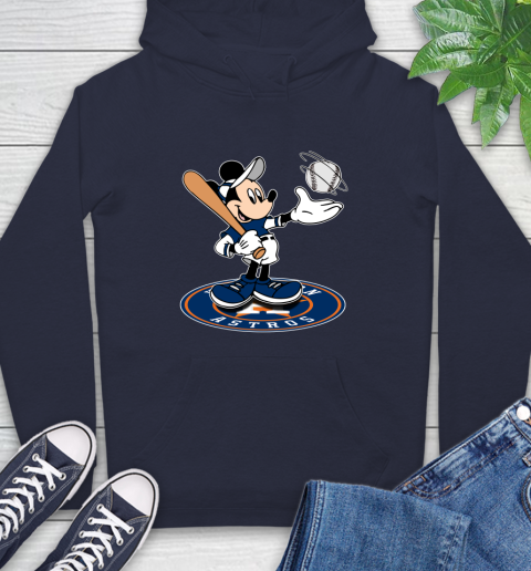 MLB Baseball Houston Astros Cheerful Mickey Disney Shirt Hoodie 4