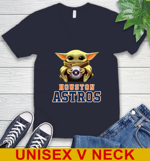MLB Baseball Houston Astros Star Wars Baby Yoda Shirt 51
