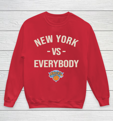 New York Knicks Vs Everybody Youth Sweatshirt 7
