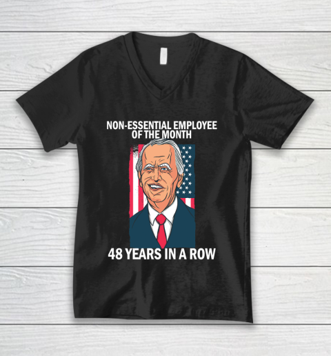 Joe Biden 48 Years In A Row V-Neck T-Shirt
