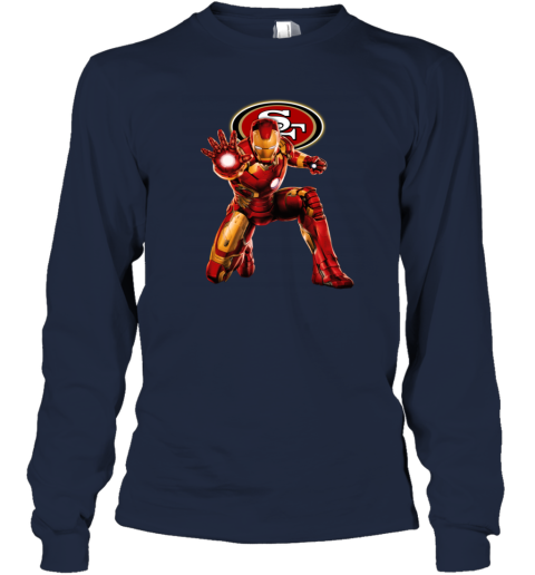 NFL Captain America San Francisco 49ers Long Sleeve T-Shirt - Rookbrand