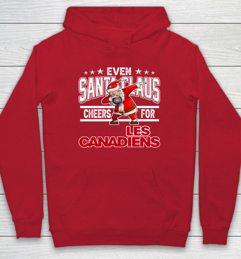 Montreal Canadiens Even Santa Claus Cheers For Christmas NHL Hoodie 7