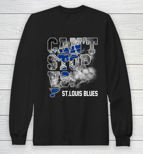 NHL St.Louis Blues Hockey Can't Stop Vs Long Sleeve T-Shirt