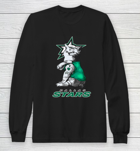 NHL My Cat Loves Dallas Stars Hockey Long Sleeve T-Shirt