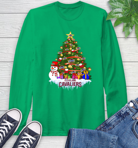 Cleveland Cavaliers Merry Christmas NBA Basketball Sports Long Sleeve T-Shirt 7