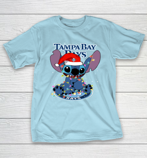 Tampa Bay Rays MLB noel stitch Baseball Christmas T-Shirt 10