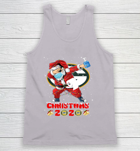 Green Bay Packers Funny Santa Claus Dabbing Christmas 2020 NFL Tank Top 3