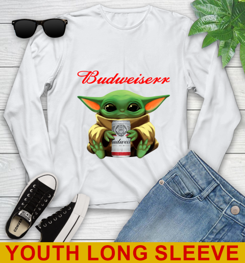 Star Wars Baby Yoda Hugs Budweiser Beer Shirt 122