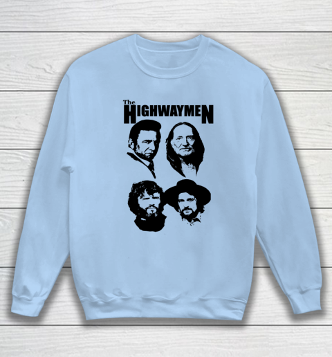 Willie Nelson Johnny Cash Outlaw Country Super Group The Highwaymen Sweatshirt 4