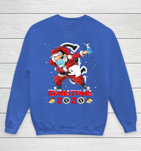 Chicago White Sox Funny Santa Claus Dabbing Christmas 2020 MLB Youth Sweatshirt 6