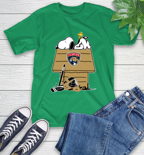 Florida Panthers NHL Hockey Snoopy Woodstock The Peanuts Movie T-Shirt 7