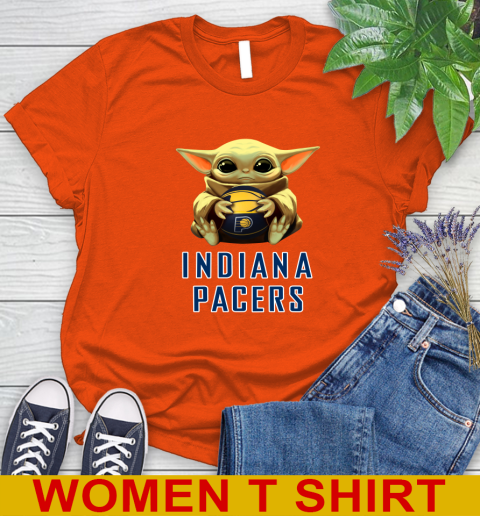 NBA Basketball Indiana Pacers Star Wars Baby Yoda Shirt 92