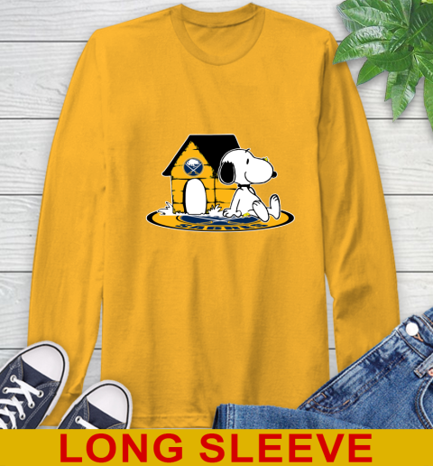 NHL Hockey Buffalo Sabres Snoopy The Peanuts Movie Shirt Long Sleeve T-Shirt 3