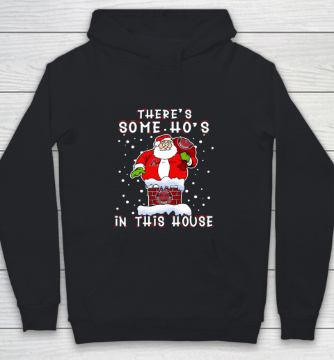 Arizona Diamondbacks Christmas There Is Some Hos In This House Santa Stuck In The Chimney MLB Youth Hoodie