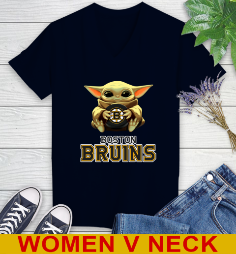 NHL Hockey Boston Bruins Star Wars Baby Yoda Shirt 79