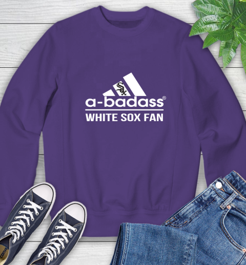 MLB A Badass Chicago White Sox Fan Adidas Baseball Sports Sweatshirt 4