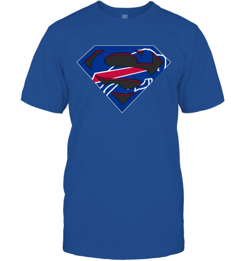 NFL Buffalo Bills Logo Superman j5zp nfl buffalo bills logo superman classic t shirt 2 front royal