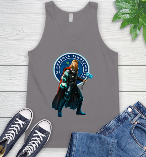 NBA Thor Avengers Endgame Basketball Minnesota Timberwolves Tank Top 7