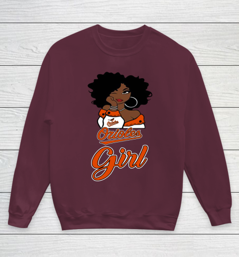 Baltimore Orioles Girl MLB Youth Sweatshirt 5