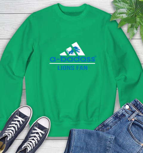 Detroit Lions NFL Football A Badass Adidas Adoring Fan Sports Sweatshirt 7