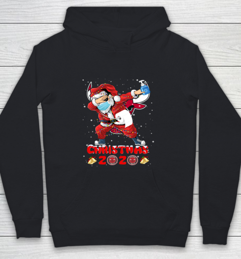 Chicago Bulls Funny Santa Claus Dabbing Christmas 2020 NBA Youth Hoodie