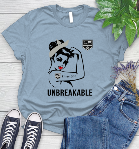 NHL Los Angeles Kings Girl Unbreakable Hockey Sports Women's T-Shirt 6