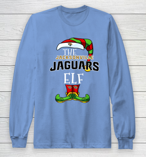 Jacksonville Jaguars Christmas ELF Funny NFL Long Sleeve T-Shirt 8
