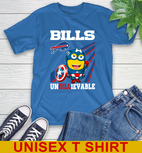 NFL Football Buffalo Bills Captain America Marvel Avengers Minion Shirt T-Shirt 11