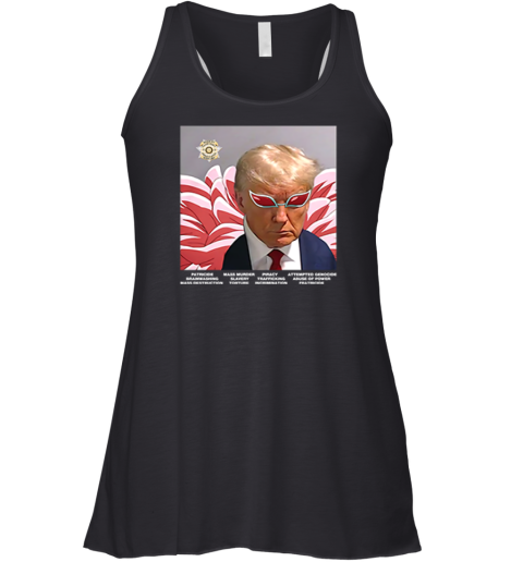 Trump Villain Parody Premium Racerback Tank