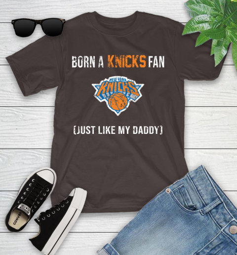 NBA New York Knicks Loyal Fan Just Like My Daddy Basketball Shirt Youth T-Shirt 6