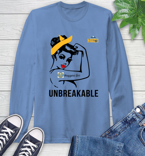 NBA Denver Nuggets Girl Unbreakable Basketball Sports Long Sleeve T-Shirt 10