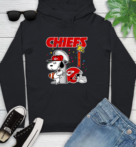 Kansas City Chiefs Champions Super Bowl 2020 Snoopy Middle Finger Shirt 134