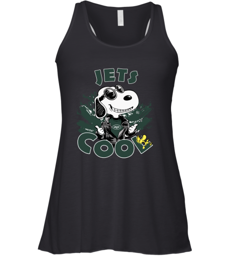 New York Jets Snoopy Joe Cool We're Awesome Racerback Tank