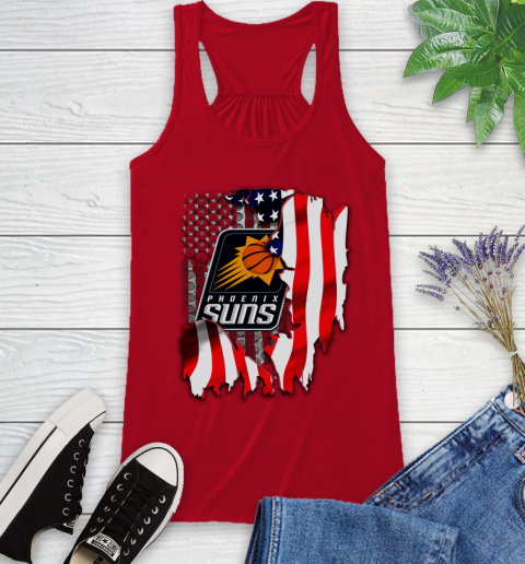 Phoenix Suns NBA Basketball American Flag Racerback Tank 5
