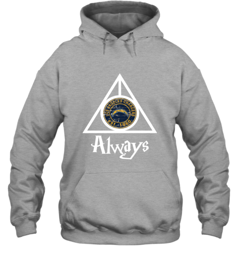 Always Love The Los Angeles Chargers x Harry Potter Mashup NFL rs0r always love the los angeles chargers x harry potte hoodie 23 front sport grey