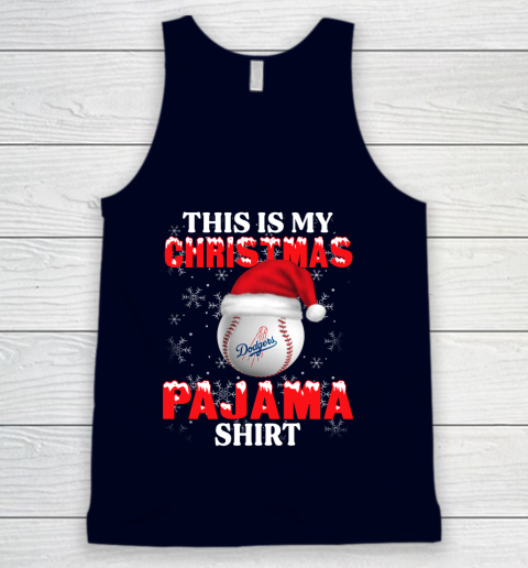 Los Angeles Dodgers This Is My Christmas Pajama Shirt MLB Tank Top 2