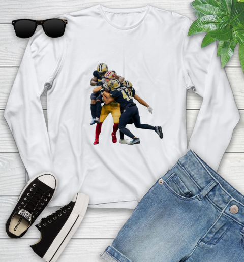 Sprint Football San Francisco 49ers And New Orleans Saints Shirts 123