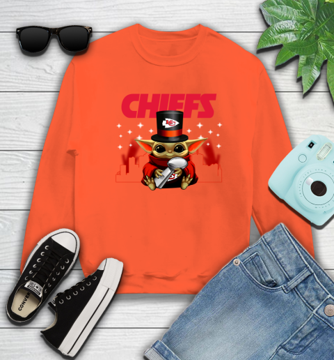Super Bowl Baby Yoda Loves The Kansas City Chiefs Star Wars NFL Shirts 27