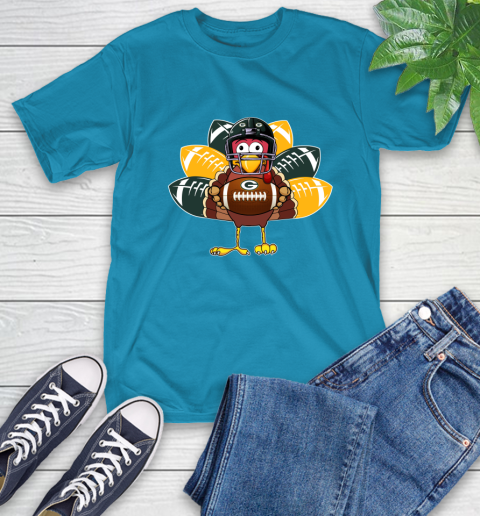 Green Bay Packers Turkey Thanksgiving Day T-Shirt 8