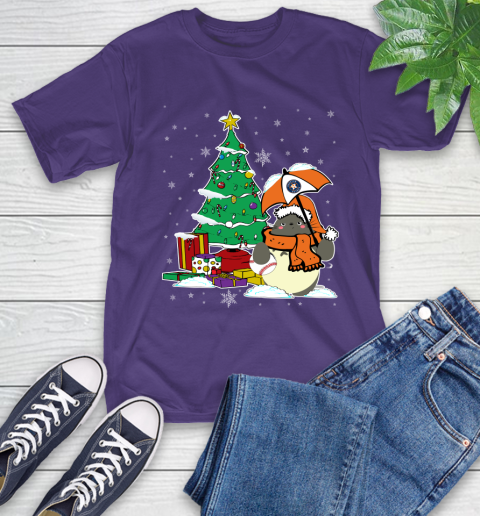 Houston Astros MLB Baseball Cute Tonari No Totoro Christmas Sports T-Shirt 5