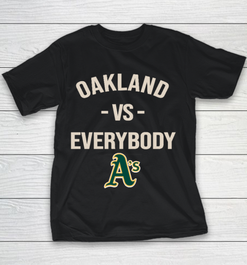 Oakland Athletics Vs Everybody Youth T-Shirt